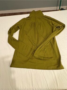 Aventura Olive Green Long Sleeve Turtleneck